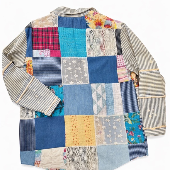 Tricia Fix X Free People Shirt Jacket M/L - Picture 2 of 9